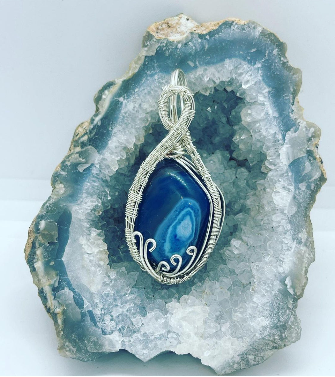 Blue Banded Agate